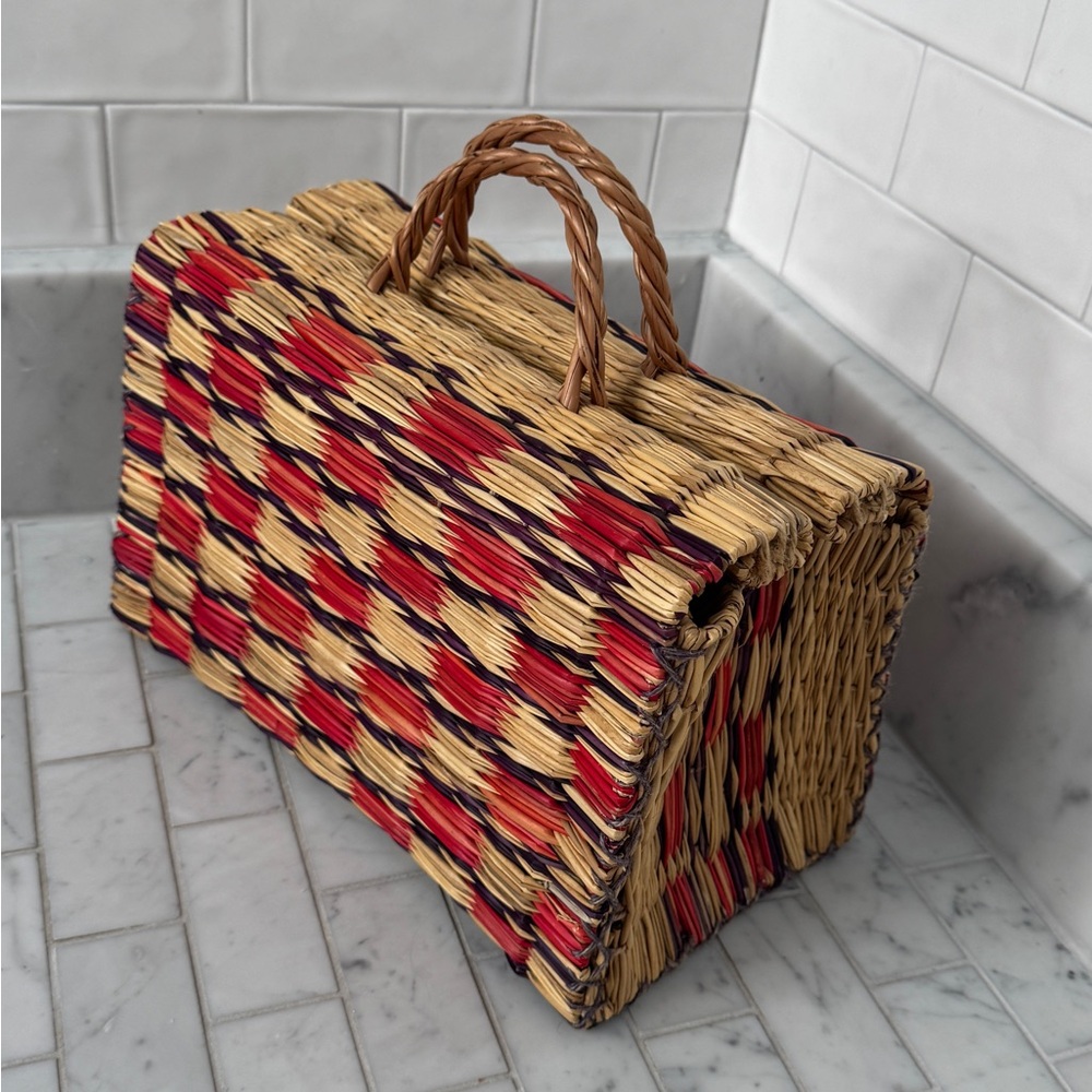 Handwoven Reed Tote - Made in Portugal